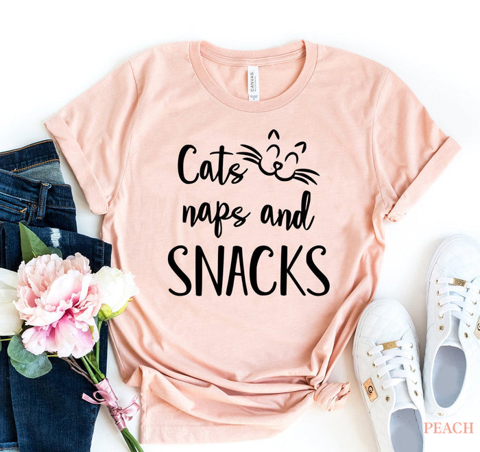 Cats, Naps and Snacks Tee