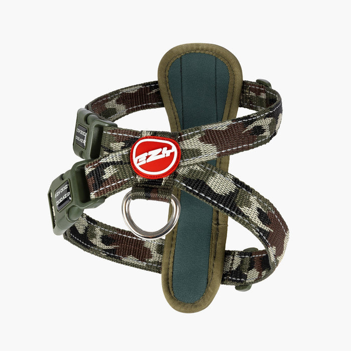 EzyDog Chest Plate Dog Harness Camo