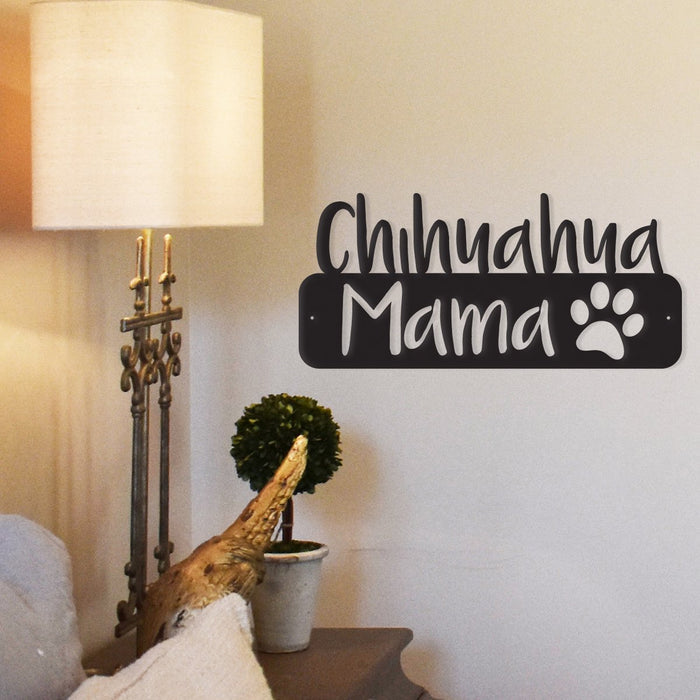 Chihuahua Metal Wall Art — Mama Design