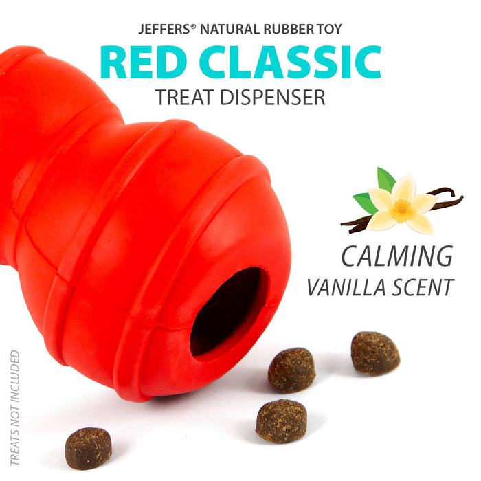 Classic Red Stuffable Toy for Treat Play