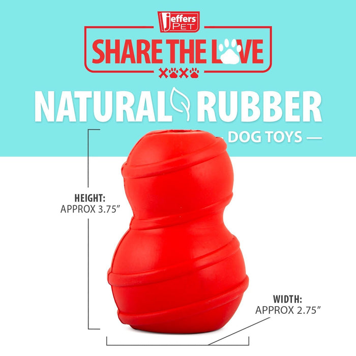 Classic Red Stuffable Toy for Treat Play