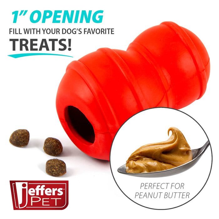 Classic Red Stuffable Toy for Treat Play