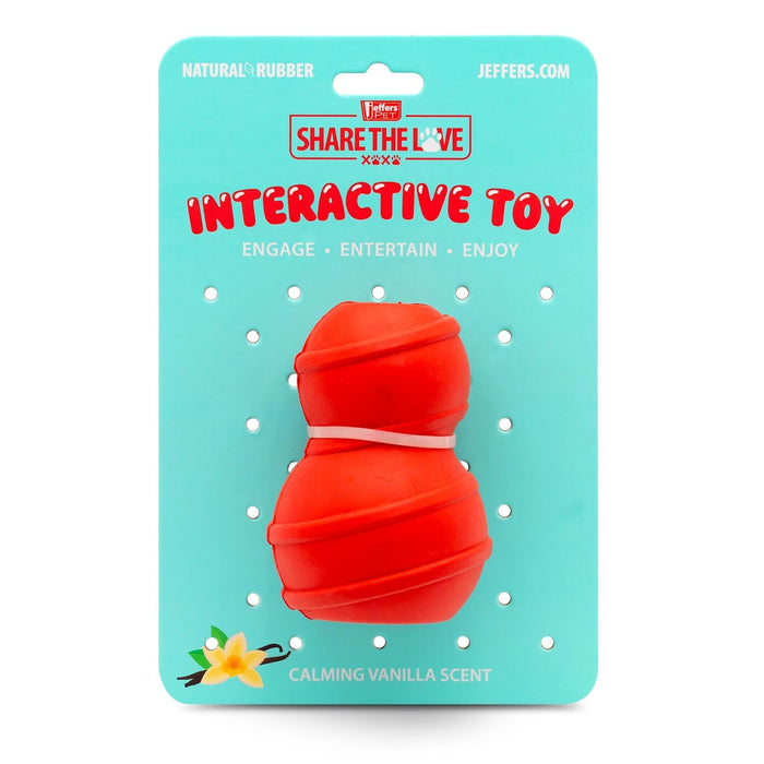 Classic Red Stuffable Toy for Treat Play