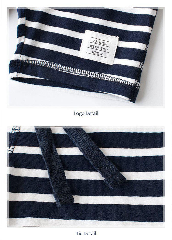 Classic Summer Kids Striped Style Cotton Shorts - Kidsyard Greenland