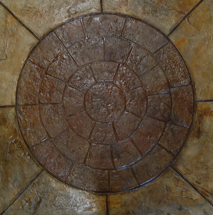 Cobble Style Concrete Stamps - Weathered Stone Circle Walttools-Stamps
