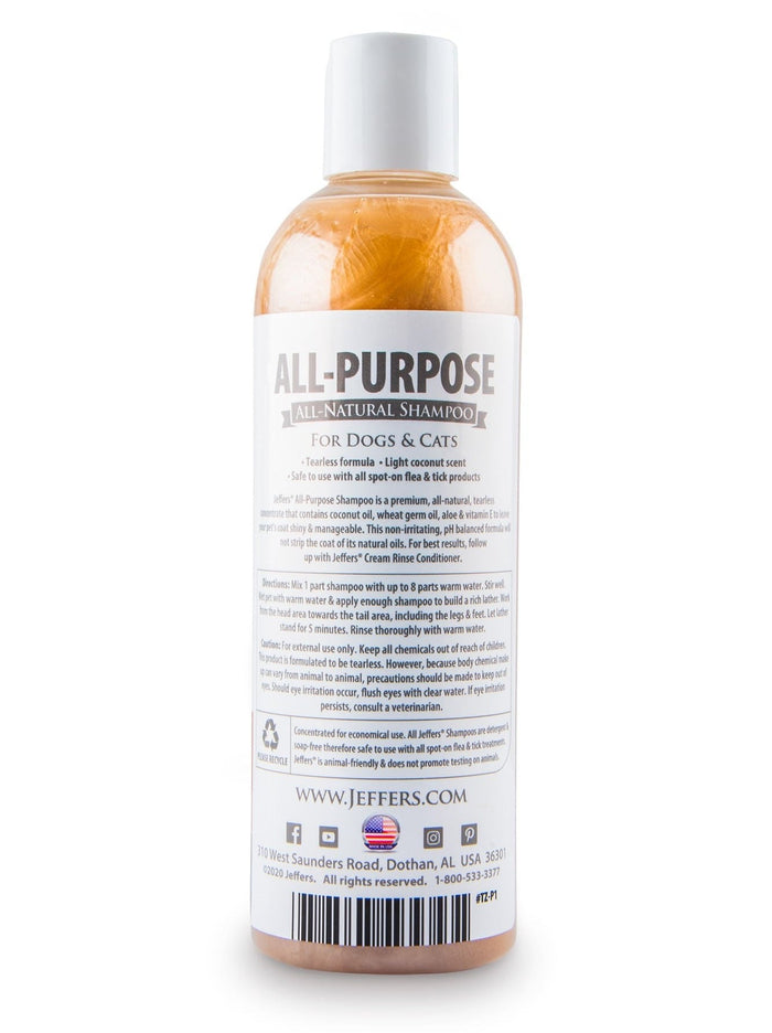 Coconut-Scent All-Purpose Pet Shampoo