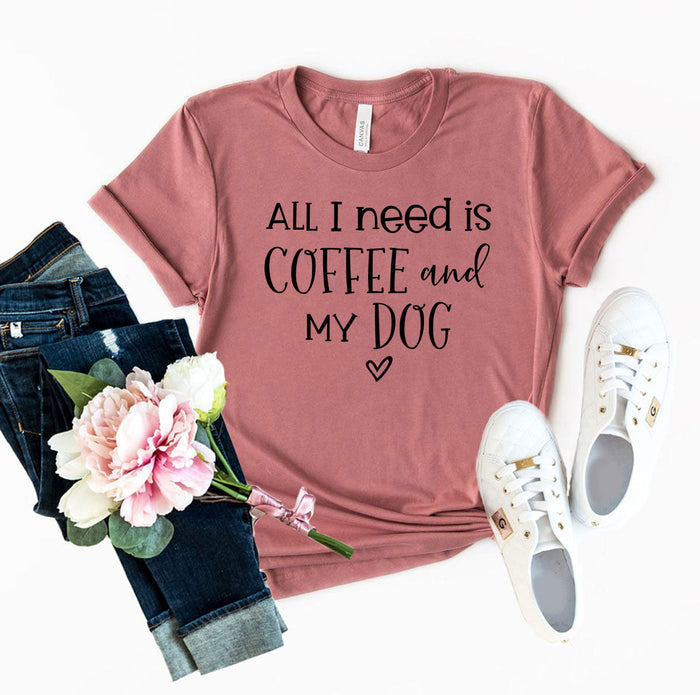 Coffee and My Dog Essentials Tee