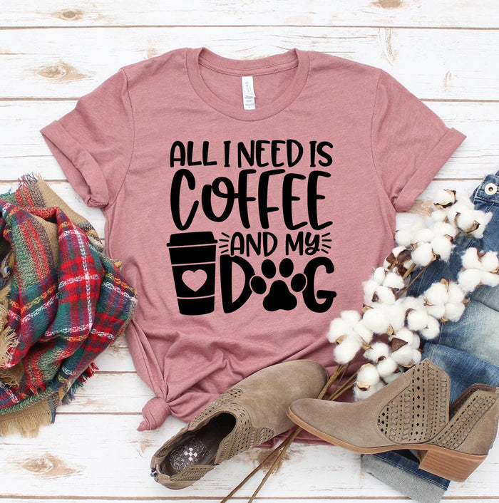 Coffee Dog T Shirt