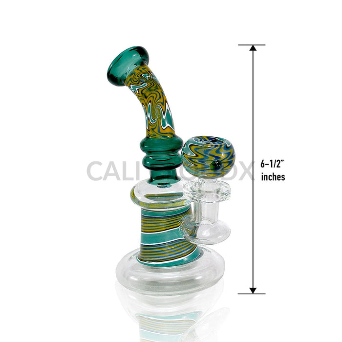 6’ Color Spiral Water-Pipe | Mini Ring