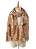 Colorful Dogs Scarf