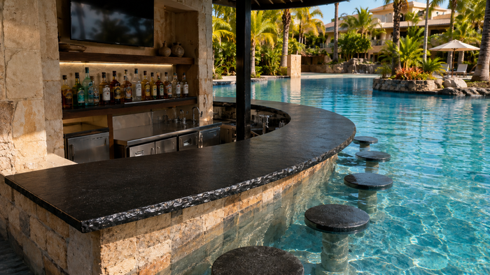 Concrete Edge Form Liner - 1.5" Chiseled Rock PNL Liners