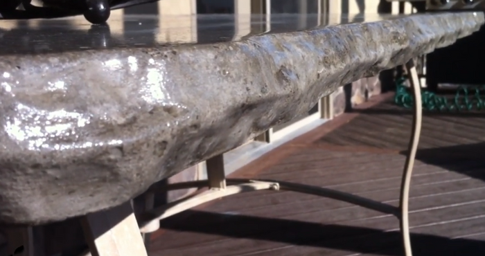 Concrete Edge Form Liner - 1.5" Chiseled Rock PNL Liners