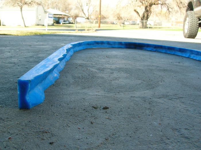 Concrete Edge Form Liner - 1.5" Chiseled Rock PNL Liners