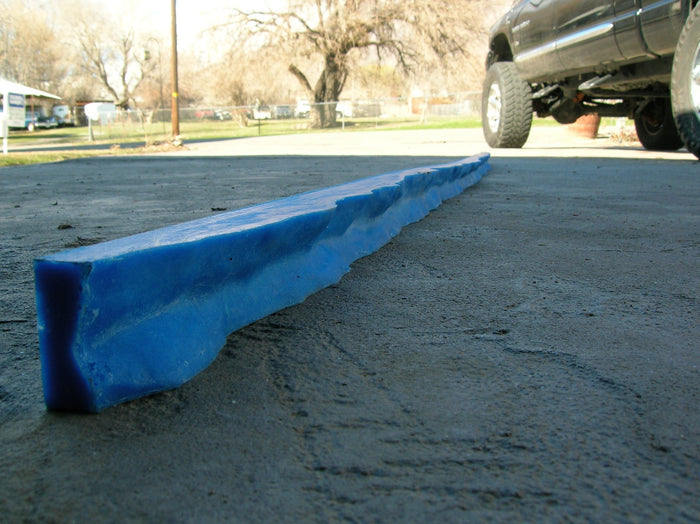 Concrete Edge Form Liner - 1.5" Chiseled Rock PNL Liners