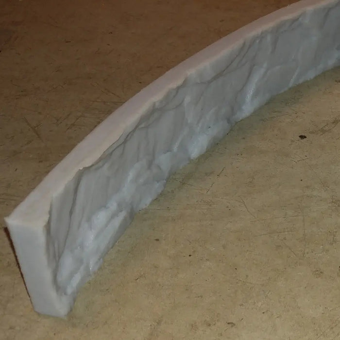 Concrete Edge Form Liner - Heavy Chiseled Slate (2.25" and 3.5" Heights) Z-Form