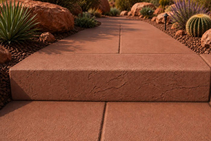 Concrete Form Liner - 8" Desert Sandstone PNL Liners