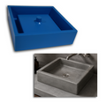 Concrete Sink Mold SDP-47 Vessel Box (15"x15"x4") PNL Liners
