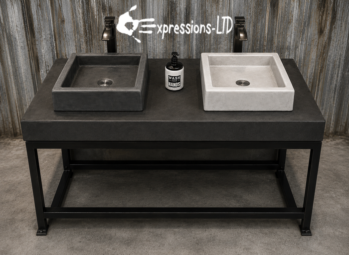 Concrete Sink Mold SDP-47 Vessel Box (15"x15"x4") PNL Liners
