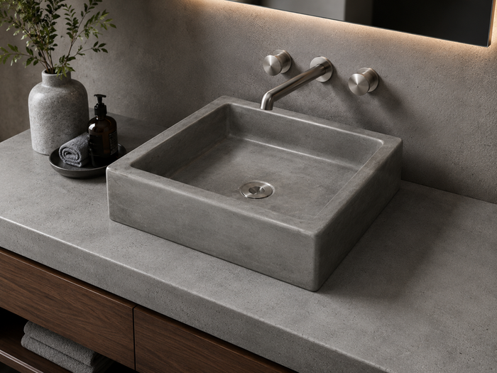 Concrete Sink Mold SDP-47 Vessel Box (15"x15"x4") PNL Liners