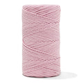 Cotton Rope Zero Waste 2 mm - 3 ply - Baby Pink Color