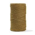 COTTON ROPE ZERO WASTE 2 MM - 3 PLY - CURRY COLOR