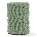 Cotton Rope Zero Waste 3 mm - 3 ply - Agave Color