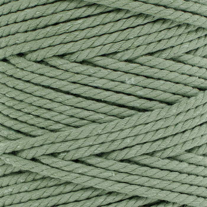 Cotton Rope Zero Waste 3 mm - 3 ply - Agave Color