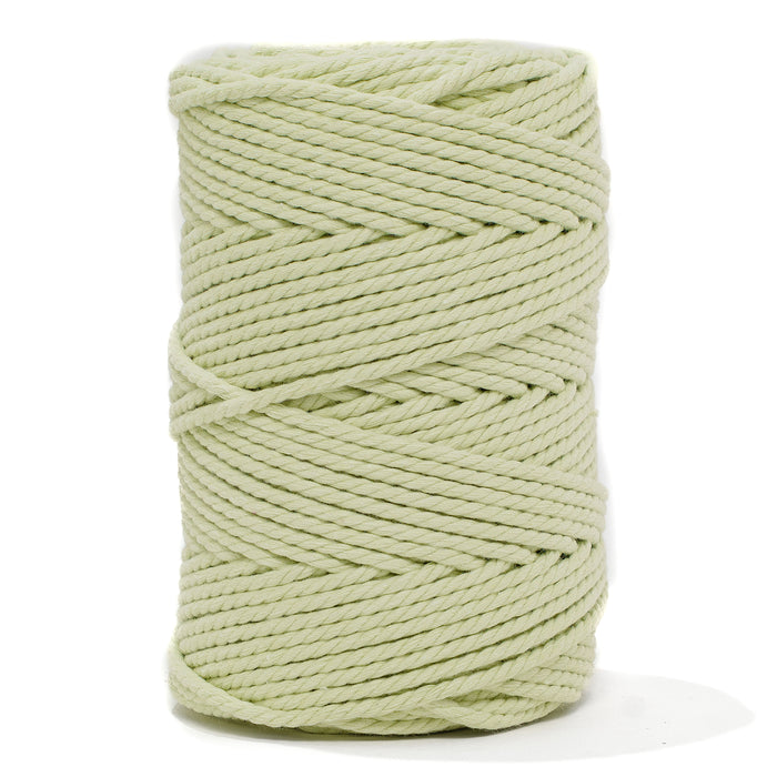 Cotton Rope Zero Waste 3 mm - 3 ply - Dill Color