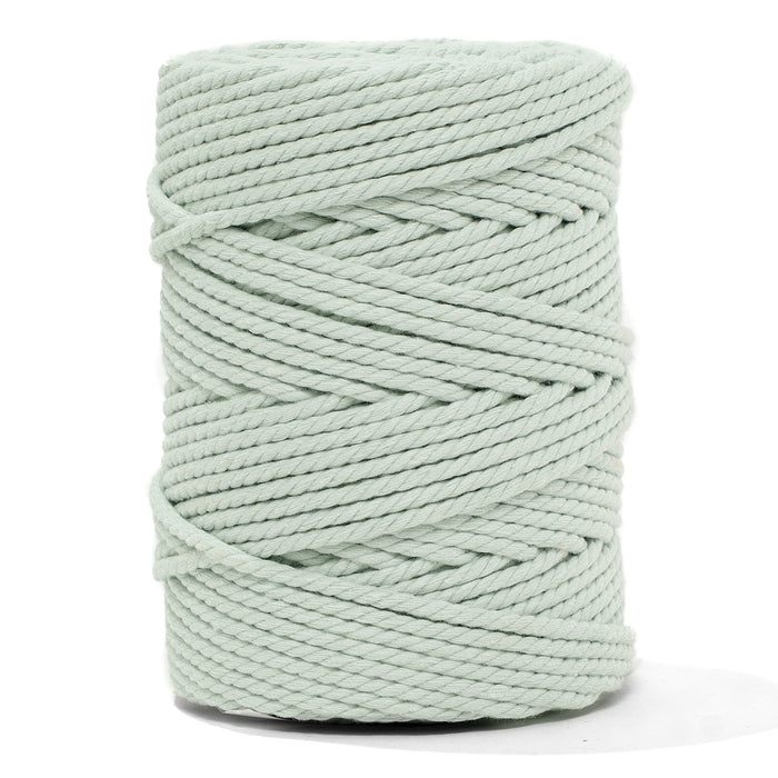 Cotton Rope Zero Waste 3 mm - 3 ply - Light Agave Color