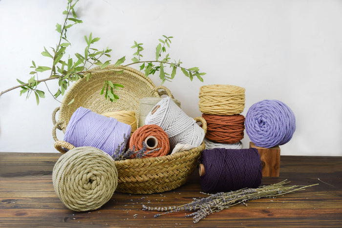 COTTON ROPE ZERO WASTE 3 MM - 3 PLY - MARSEILLE | LIMITED EDITION COLOR