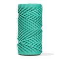 COTTON ROPE ZERO WASTE 3MM - 3 PLY - CARIBBEAN SEA COLOR