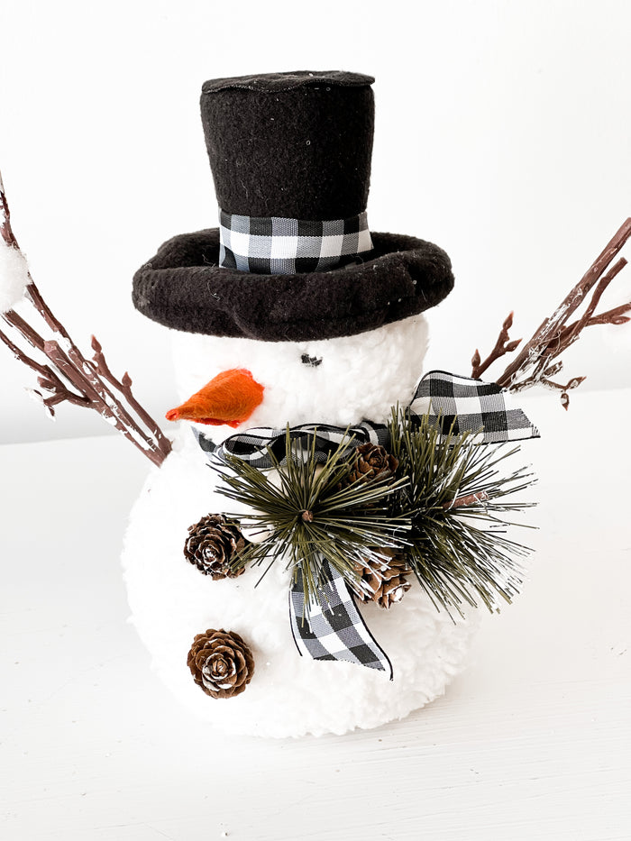 Cotton Snowman