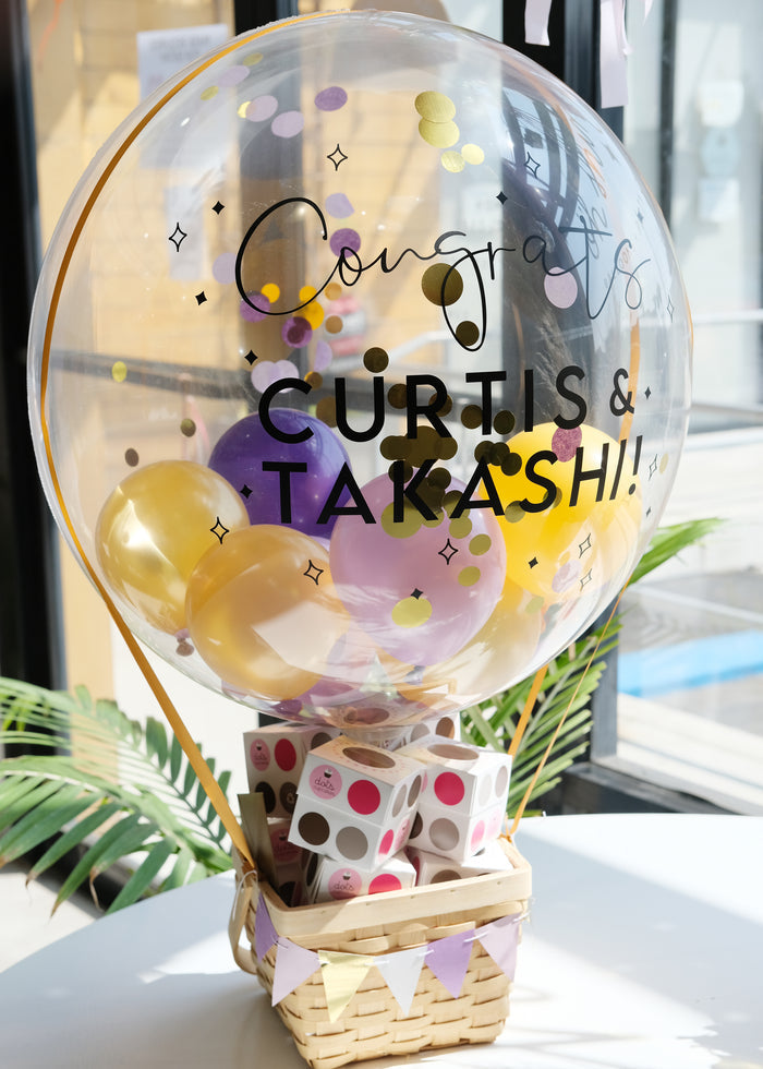 Custom Hot Air Balloon | Oh Shiny! x Dots