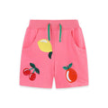 Cute Cherry Lemon Kids Pink Shorts