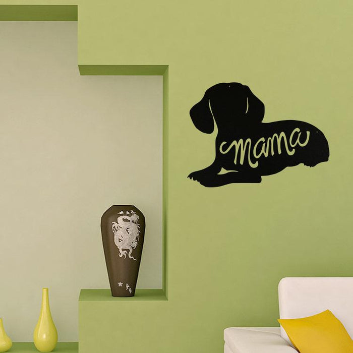 Dachshund Metal Silhouette — Mama Design