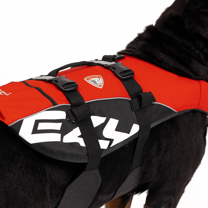 Closeup of DFD Standard Dog Life Jacket
