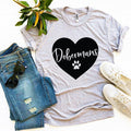 Doberman Heart & Paw Tee