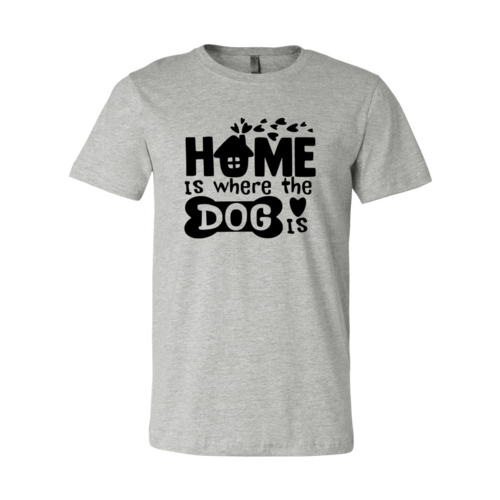 Dog-at-Home House & Heart Tee