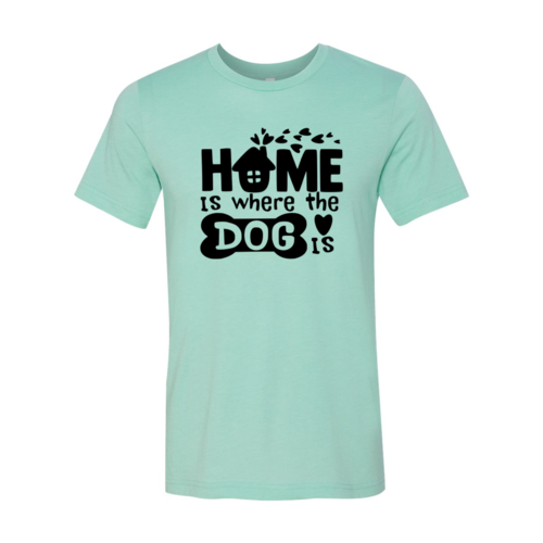 Dog-at-Home House & Heart Tee
