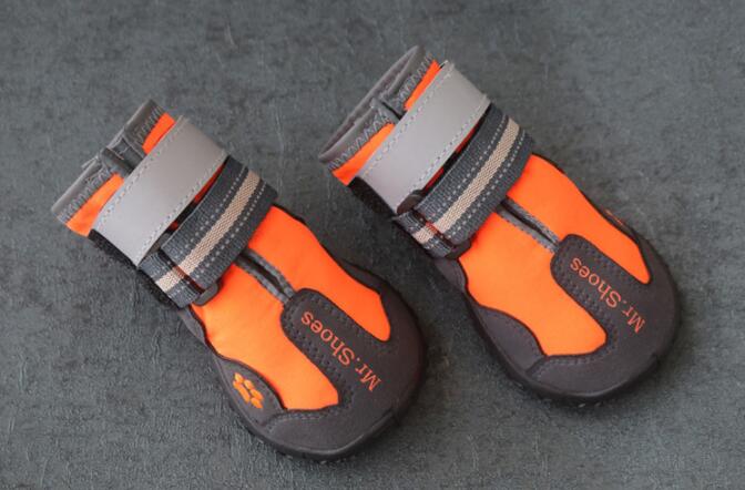 Dog Boots for Large Dogs — Reflective Adjustable Straps