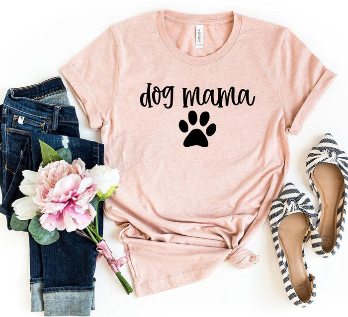 Dog Mama Centered-Paw Tee
