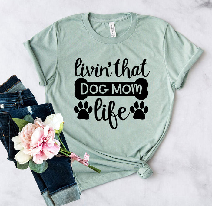 Dog Mom Life Double-Paw Tee