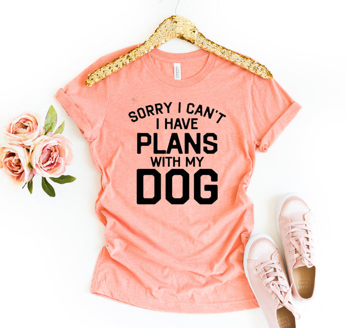 Dog Plans Block-Letter Tee
