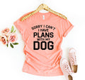 Dog Plans Block-Letter Tee