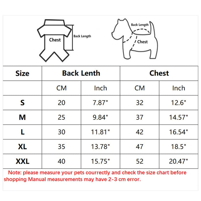 Dog Snowsuit With Legs