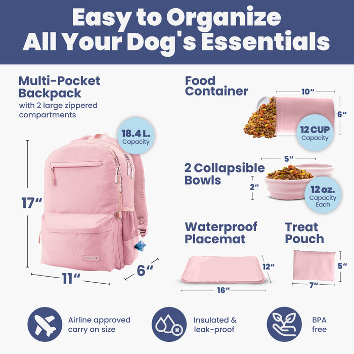 Dog-Supplies Backpack for Hands-Free Outings