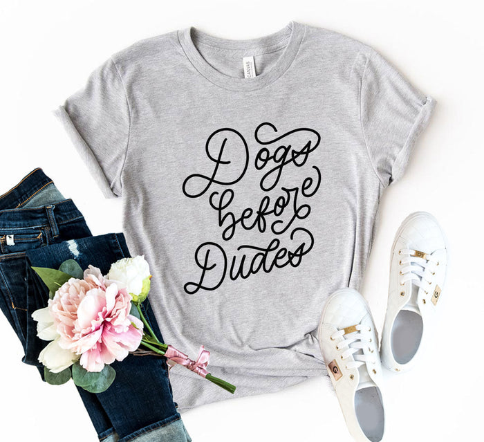 Dogs-First Ornate Script Tee