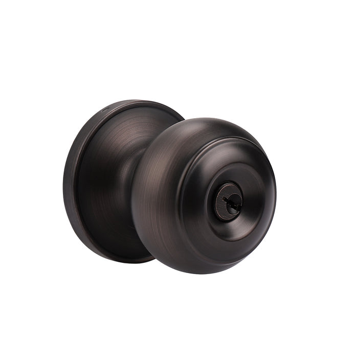 Door Lock Knobs Entrance/Passage/Dummy/Privacy Locks Oil Rubbed Bronze Finish DL609ORB - Probrico