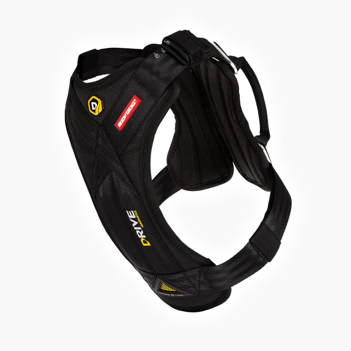 Front view of EzyDog Drive Harness – Crash-Tested Dog Car Safety Harness in Black