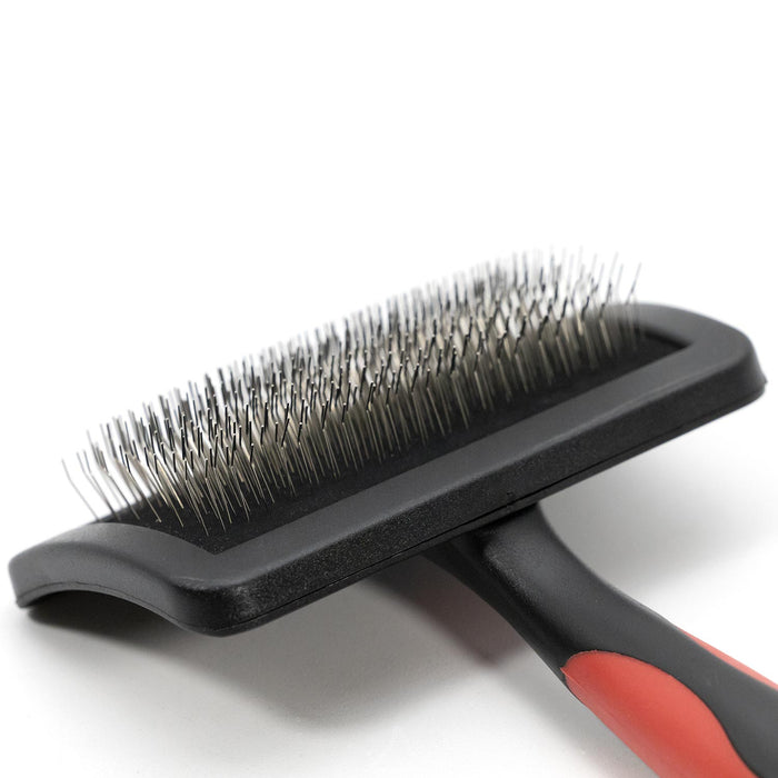 Dual-Level Pin Pet Slicker Brush